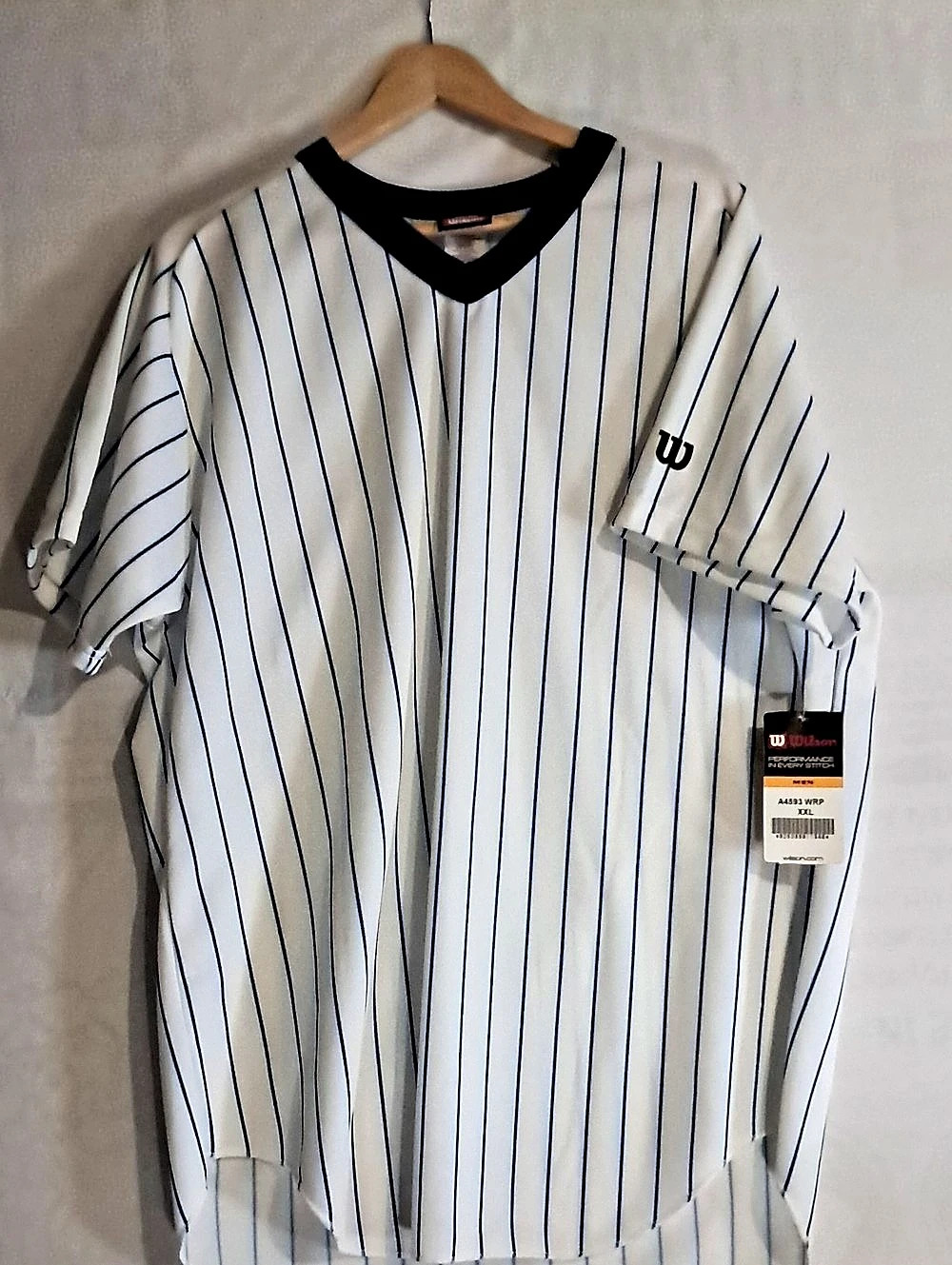 Wilson Pinstripe Jersey Men's Striped Jersey XXL